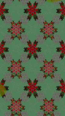 Eskiz Vintage Çiçek Deseni. Raster Kalça dokusu deseni.