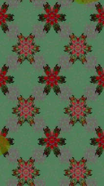 Eskiz Vintage Çiçek Deseni. Raster Kalça dokusu deseni.