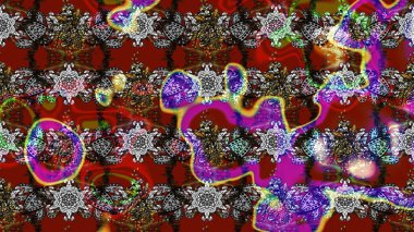 Gri ve kırmızı renkte çiçekler. Yumuşak, bahar çiçekli arka plan. Raster çiçek desenli ve çiçekli..