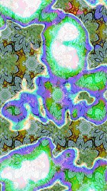 Robot resim. Küçük renkli çiçekler. Küçük çiçekte güzel bir desen. Çiçekli bahar çiçekleri. Moda baskıları için zarif bir şablon. Motley illüstrasyonu.