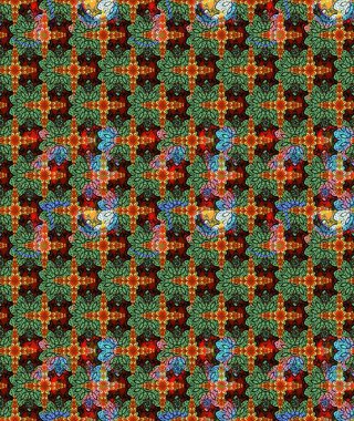 Güzel kumaş deseni. Raster illüstrasyonu. Bahar çiçekli güzel bir çiçek deseni..