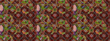 Asya tekstil tarzında. Çiçek desenli çizim. Güzel kumaş deseni. Raster illüstrasyonu. Renkli Bahar Teması eskiz kalıbı. Düz Çiçek Elementleri Tasarımı.