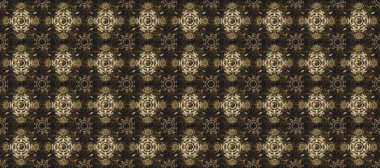 Altın elementli gri ve kahverengi renkler. Raster altın çiçek süsü brokar kumaş ve cam desenli. Çiçek desenli altın metal. Kusursuz altın desen.