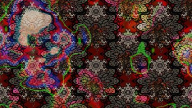 Raster deseni. Küçük çiçekte güzel bir çiçek deseni var. Çiçekli çiçek deseni, suluboya..