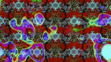 El çizimi Raster çizimi. Çizim çiçek deseni duvar kağıdı, web sitesi arka planı, ambalaj kağıdı, davetiye, broşür, afiş veya web sitesi için kullanılabilir. Karalama elementleri.