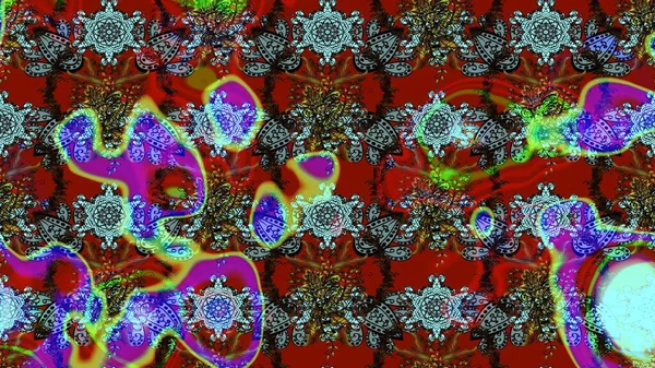 El çizimi Raster çizimi. Çizim çiçek deseni duvar kağıdı, web sitesi arka planı, ambalaj kağıdı, davetiye, broşür, afiş veya web sitesi için kullanılabilir. Karalama elementleri.