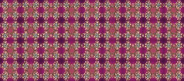 Kusursuz soyut bir arkaplan. Oriental Raster klasiği ve altın desen. Raster illüstrasyonu.