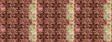 Klasik klasik klasik arka plan. Kahverengi ve bej renklerde altın elementlerle kusursuz desen. Geleneksel oryantasyon süsü. Kusursuz klasik raster altın desenli.