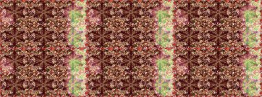 Klasik klasik klasik arka plan. Kahverengi ve bej renklerde altın elementlerle kusursuz desen. Geleneksel oryantasyon süsü. Kusursuz klasik raster altın desenli.