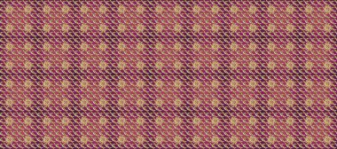 Raster illüstrasyonunda kusursuz çiçek deseni. Mor, kahverengi ve bej renkte çiçekler.