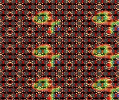 Moda baskıları için zarif bir şablon. Küçük renkli çiçekler. Çiçekli yaz çiçekleri. Robot resim. Küçük çiçekte güzel bir desen. Motley illüstrasyonu.