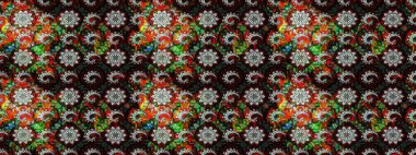 Paisley el çizimi elementler. Fantezi çiçekli eskiz deseni, doğal duvar kağıdı, çiçek desenli kıvrım çizimi. Ev dekoru.