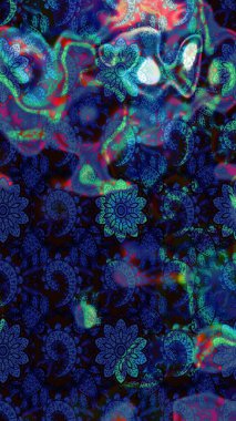 Raster çiçekli arka plan. Yazdır. Güzel kumaş deseni. Güzel eskiz şekli. Düz Çiçek Elementleri Tasarımı. Renkli Yaz Teması çizim şablonu.