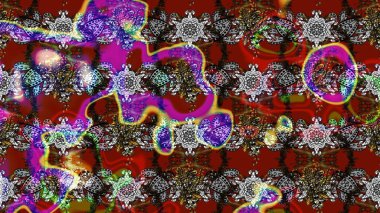 Gri ve kırmızı renkte çiçekler. Yumuşak, bahar çiçekli arka plan. Raster çiçek desenli ve çiçekli..