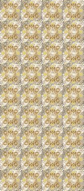 Lüks, kraliyet ve Viktorya dönemi konsepti. Klasik barok çiçekli, bej, nötr ve gri üzerine altın desenli. Bej, nötr ve gri renklerde altın element. Süslü raster dekorasyonu.