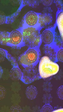 Mor renkli çiçekli çiçek deseni çiz. Suluboya tarzında mor renkte çiçekler.