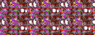 Bright floral collage blossom flowers gray and red. Amazing collage paradise style for floral design. Blossom lilies sketch background.