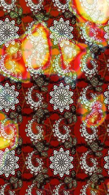 Küçük çaplı çiçeklerdeki basit şirin desenler. Tekstil veya kitap kapakları, imalat, duvar kağıtları, baskı, hediye paketi ve yapıştırma kitabı için çiçek eskizi geçmişi. Raster illüstrasyonu.