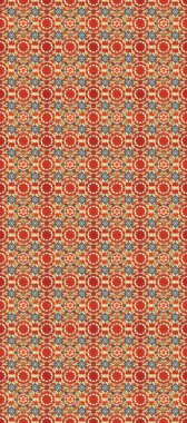 Raster oryantal süs. Kusursuz altın desen. Kahverengi, turuncu ve bej renklerde altın desenli altın elementler.