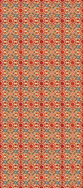 Raster oryantal süs. Kusursuz altın desen. Kahverengi, turuncu ve bej renklerde altın desenli altın elementler.