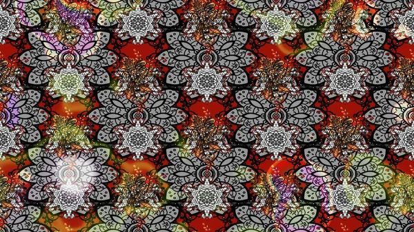 Eski model. Suluboya çizim kalıbı. Moda baskısı. Çiçeğin suluboya çizimlerinin mükemmel deseni. Dekorasyon ve tasarım için güzel desen.