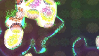 Moda baskıları için zarif bir şablon. Motley illüstrasyonu. Küçük çiçekte güzel bir desen. Kusursuz. Çiçekli bahar çiçekleri. Küçük renkli çiçekler..