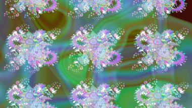 Çiçek arkaplanlı soyut zarafet eskiz deseni. Raster Güzel kumaş deseni.