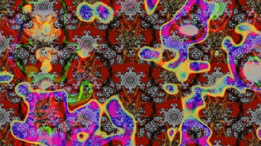 Gri ve kırmızı çiçekli bahar çiçekleri. Küçük renkli çiçekler. Motley illüstrasyonu. Moda baskıları için zarif bir şablon. Küçük çiçekte şirin desenler.