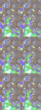 Çiçek çelengi. Eski moda arka plan. Desen, çizim, çiçek sınırı. Güzel, parlak, pürüzsüz kumaş, tuval. Kıvırcık, parlak örgü. Raster illüstrasyonu.