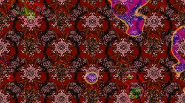 Çiçek deseni duvar kağıdı, desen dolguları ve web sayfası arka planı için kullanılabilir. Süslü zentangle çizim dokusu, soyut çiçeklerle süslenmiş. Şekillendirilmiş çiçekli çizim deseni.