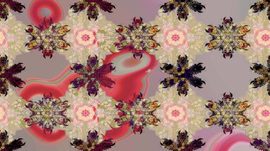 Elle çizilmiş sonbahar çiçeği deseni. Tekstil ve kapak tasarımı için mükemmel. Renkli bej çizim deseni. Bej renkli çiçekler. Doodle tarzı.