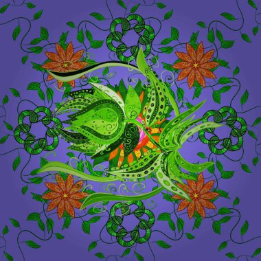 Çiçeğin suluboya çizimlerinin mükemmel deseni. Eski model. Moda baskısı. Dekorasyon ve tasarım için güzel bir desen. Suluboya kusursuz desen.