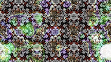 Gri renkli, zarif çiçek buketli suluboya. Düz Çiçek Elementleri Tasarımı. Raster illüstrasyonu. Renkli Bahar Teması çizim şablonu.