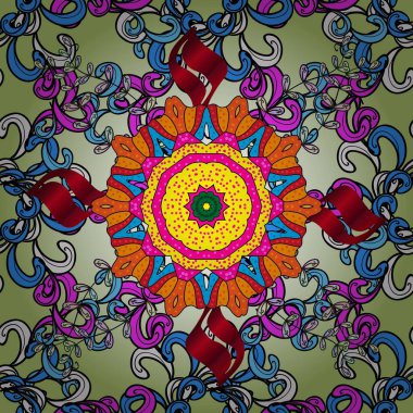 Raster deseni. Karalama çiçekleri kusursuz desen. Siyah ve nötr el çizimi desen. Sanat ilham verir ve tarafsız bir şekilde çiçek bırakır..