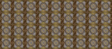 Kusursuz raster arka plan. Duvar kâğıdı barok, İspanyol kumaşı. Kusursuz çiçek deseni. Gri ve kahverengi renkler üzerinde grafiksel modern kusursuz desen.