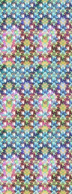 Etnik Mandala havlusu. Raster Henna tarzı. Taslak süsleme izi. Sınır Kızılderili çiçekli paisley patten. Tebrik kartı arkaplanı, boyama kitabı, arkaplan, tekstil için kullanılabilir.