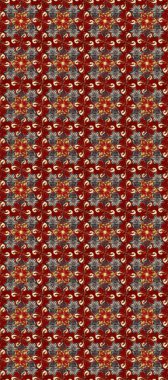 Tekrarlayan elementlerle soyut arkaplan oluşturun. Altın rengi ve altın elementler üzerinde altın pürüzsüz desen. Raster illüstrasyonu. Kusursuz, klasik altın desen..