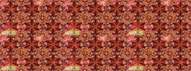 Barok tarzında kusursuz bir doğulu süsü. Raster geleneksel, kırmızı renklerde, altın ve kusursuz desen.