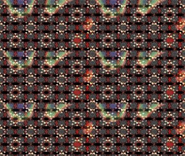 Etnik Mandala süsü. Raster Henna dövme stili. Tekstil, tebrik kartı, boyama kitabı, telefon kılıfı baskısı için kullanılabilir. Hint çiçekli desenli şal desenli..