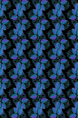 Çiçekli karalama şeklinde Raster çiçek deseni. Hoş renklerde çiçekler. Nazik, narin çiçek arkaplanı.