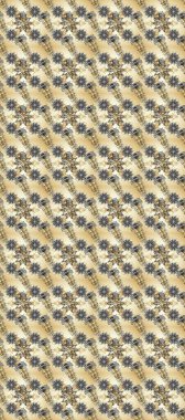 Parlak dantel, stilize çiçekler, şal desenli. Hassas altın deseni açın. Kusursuz altın desenli bukleler. Bej rengi üzerinde kusursuz desen, altın elementli gri renkler. Raster. Doğu tarzı arabesk