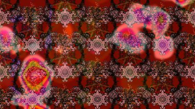 Eskiz modeli etnik tasarım. Yatak çarşafları, ceket, paket tasarımı, kumaş ve moda kavramları için tekstil baskısı. Çiçekleri, deniz kabukları, mandalaları ve suluboya efektleri olan deniz altyapısı.