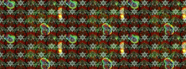 Çiçekli karalama şeklinde Raster çiçek deseni. Nazik, narin çiçek arkaplanı. Yeşil ve kahverengi renkte çiçekler.