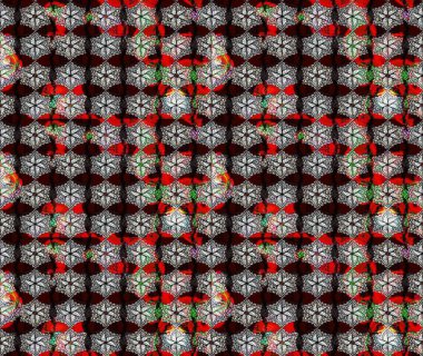 Raster illüstrasyonu. Egzotik çiçekler, botanik olarak parlak, klasik siyah renkler. Klasik tropikal doğal elementlerin suluboya seti.