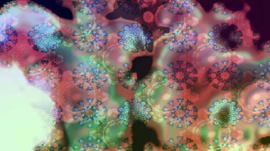 Klasik çiçekler. Yaz çiçekleri teması. El çizimi, soyut ve süslü elementler. Tarafsız renkler. Suluboya resim taklit Raster illüstrasyonu.