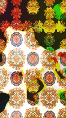 Kahverengi renklerde. Çiçek arkaplan. Raster illüstrasyonu. Çiçekli tebrik kartı. Doğum günü kartı ya da düğün davetiyesi. Suluboya çiçek buketi.