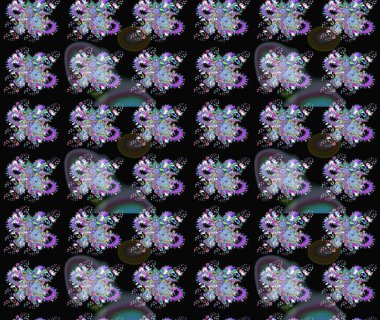 Küçük renkli çiçekler. Çiçekli bahar çiçekleri. Motley illüstrasyonu. Küçük çiçekte güzel bir desen. Robot resim. Moda baskıları için zarif bir şablon.