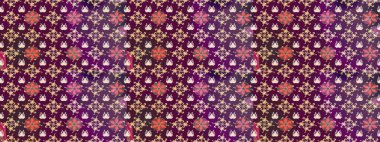 Raster illüstrasyonu. Eski moda arka plan. Desen, çizim, çiçek sınırı. Çiçek çelengi. Kıvırcık, parlak örgü. Güzel, pürüzsüz kumaş, tuval..