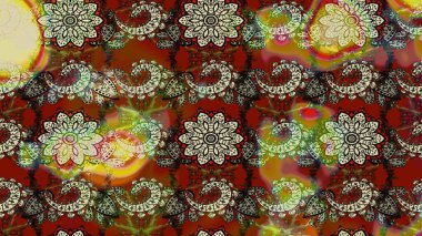 Çizim kalıbı. Organik motif arka planı. Ultraviyole kumaş deseni. Raster illüstrasyonu.