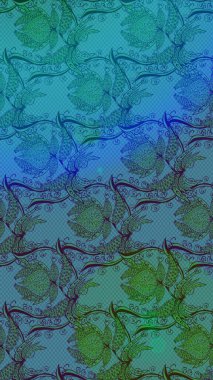 Düz Çiçek Elementleri Tasarımı. Eskiz klasiği. Raster Şirin kumaş deseni. Renkli Bahar Teması çizim şablonu.